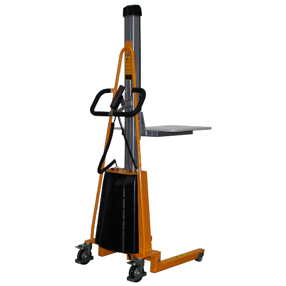qteck Semi-elektrische Minilifter mit Plattform 470x600mm und 125-1500mm Hubhöhe 150kg Hubkraft-Beschreibung lesen