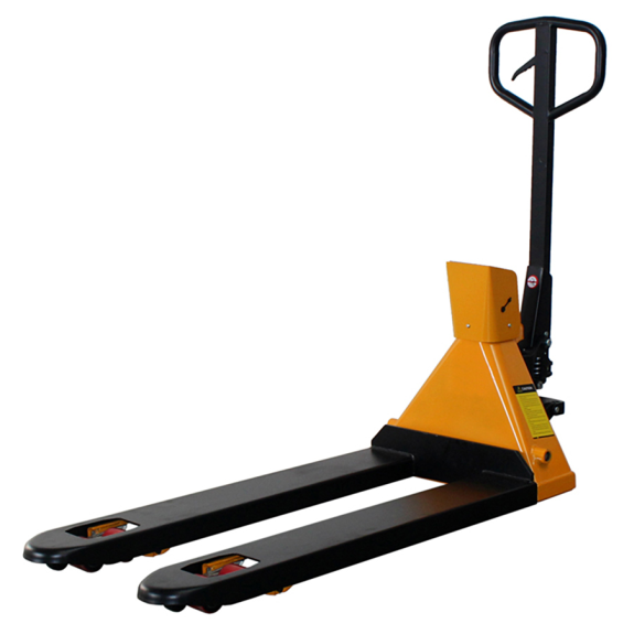 Gabelhubwagen mit Waage und Akku, Kapazität 2000 kg, Gabel 1150 mm-Beschreibung lesen