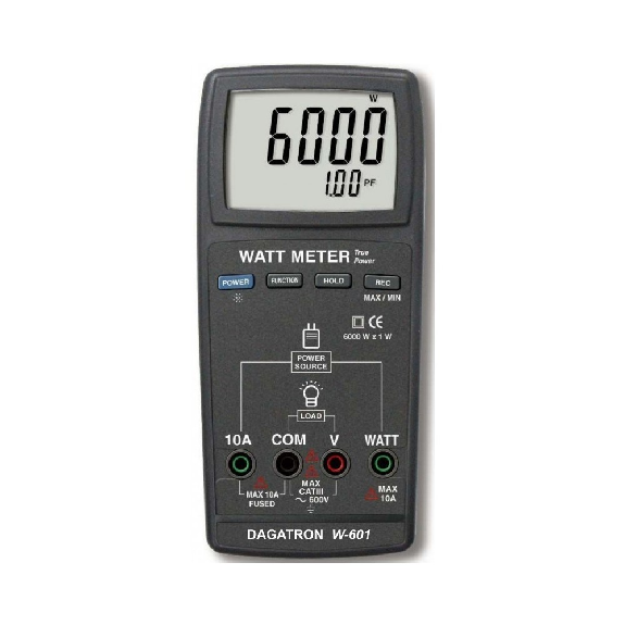 Vatímetro  W601-Leer más