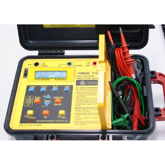 Medidor de aislamiento HIBOK715 (15kV)-Leer más