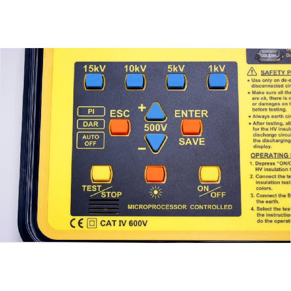 Medidor de aislamiento HIBOK715 (15kV)-Leer más
