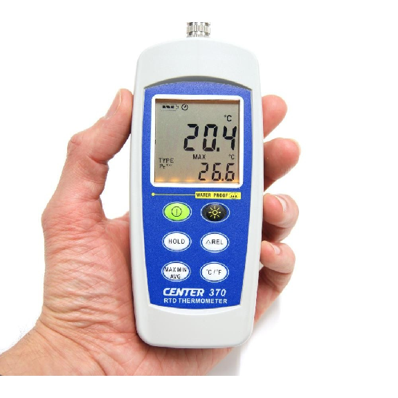 Termómetro C370 para PT100 (Con sonda) Termómetro C370 para PT100 (Con sonda)-Leer más
