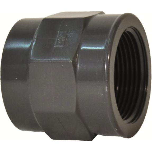 Manchon NPT PVC-U PN10 d20-1/2"-Lire la description
