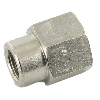 Manchon inégal en laiton nickelé - 1/4" - 1/2" F - 60 bar
