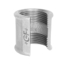 Raccord fileté/taraudé - Manchon - Fonte Galva - 3/4" F - Pmax: 25 bar