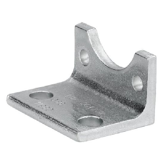 Equerres en acier électrozingué ISO 15552 - pour vérin Ø 80 mm-Lire la description