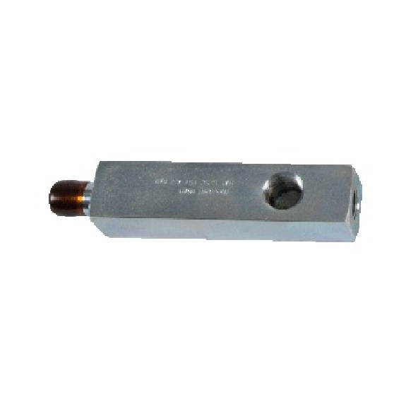 Adaptateur pour mano  - L: 75mm - Racc mano 1/2"NPT - Entrée 3/8"NPT M - Sortie 3/8"NPT F-Lire la description