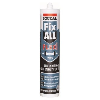 Colle-mastic  FIX-ALL Flexi - noir - 290ml. (12 PIECES)-Lire la description
