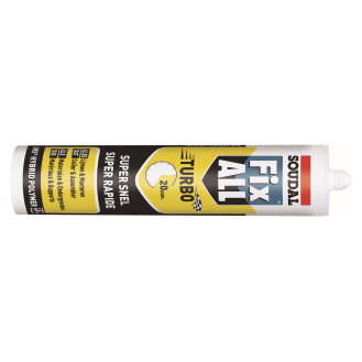 Colle-mastic  FIX-ALL Turbo - gris - 290ml. ( 12pc.)*-Lire la description