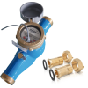 Compteur d'eau froide avec émetteur d'impulsions - DN40 - 2"M - Q nominal: 16 m³/h - 25l/pulse