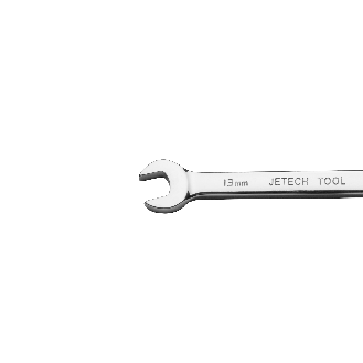 Jetech 13mm Clé mixte à cliquet - Clé polygonale en acier de qualité industrielle Cr-V au fini chrome poli-Lire la description