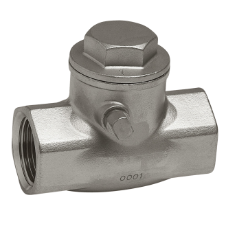 Clapets anti-retour - Inox - PTFE - G1''1/4 FF - PN16 - Montage h/v - 200°C-Lire la description