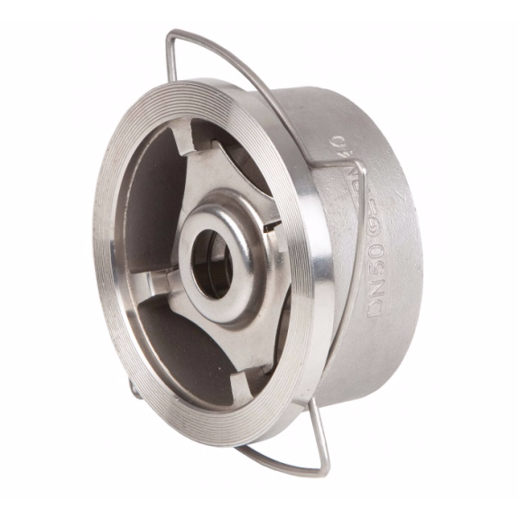Clapet anti-retour à disque en inox - DN125 - PN25 - WAFER - GN10/16/25/40 & ANSI 150 - max. 240°C-Lire la description