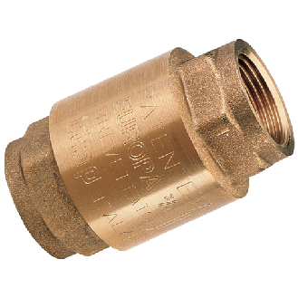 Clapet anti-retour Laiton NBR G4" FF PN12 Montage toute position 100°C-Lire la description