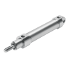 Vérins cylindrique full Inox ISO 6432 - Ø 25 - Course: 50 - Pression:10 bar - Double effet