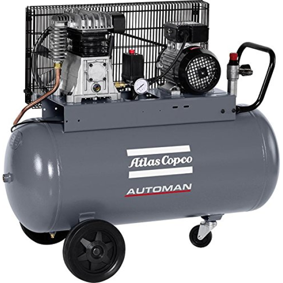 Compresseur à piston - 342 l/min - 90 l - 11 bar - 2 cylindres - 2 étages - 1x  3 kW - 3 x 400 V-Leggi tutto