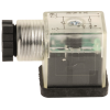 Connecteur débrochable orientable avec LED et VDR - Taille 22 - 230/DC - 230/50 - 2 broches + masse