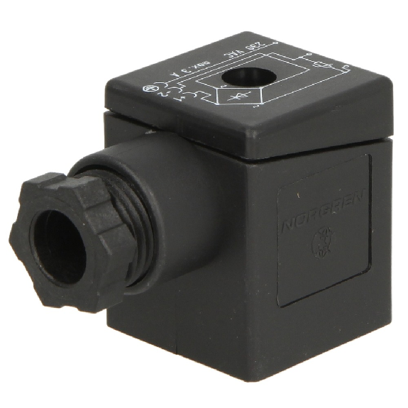 Connecteur standard BUSCHJOST - taille 30 - max. 250V UA - max. 1,5A - avec redresseur-Lire la description