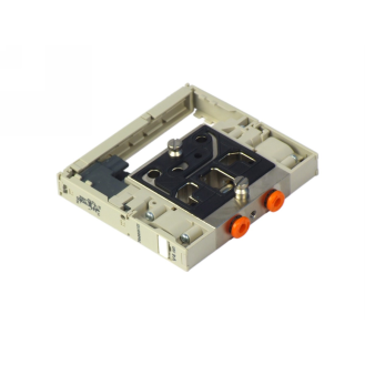 Ilots de distribution - 1x 5/2 Mono - Rac. inst. 4 mm ext. - Cde Electropneu.-Lire la description