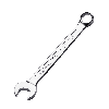 Jetech 19 mm Clé métrique mixte - Clé en acier Cr-V haute résistance finition sablée à profil mince