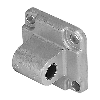 Articulation arrière mâle - Inox - Ø 100 mm
