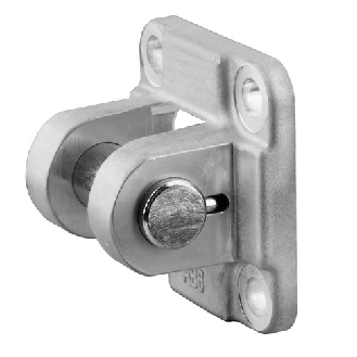 Chape arrière en aluminium pour rotule type AB6 - pour vérin Ø 200 mm - axe Ø35mm-Lire la description