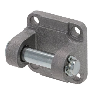 Chape arrière en aluminium type MP2 - pour vérin Ø 40 mm - axe Ø12mm-Lire la description