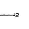 Jetech 10mm Clé mixte à cliquet - Clé polygonale en acier de qualité industrielle Cr-V au fini chrome poli