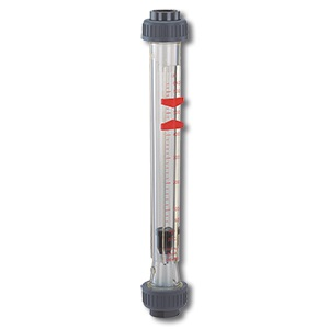 Débitmètre à ludion - Polyamide - DN50 taraudé - de 600 à 6400 l/h - Pmax: 10 bar - (+)60°C-Lire la description