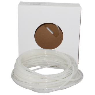 Tube pneumatique calibré en bobine - Polyamide - 14x11 mm - Naturel - 100 m - P. max: 22 bar-Lire la description