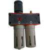 FRL  série FR+LUB 300 - G1/2" - 13 bar - 20 µm  - 0 à 12 bar - Purge semi auto