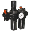 FRL + Vanne de coupure - Série BL64 - G3/4" - 40 µm - 17 bar - Purge:auto - 0,3 à 10 bar