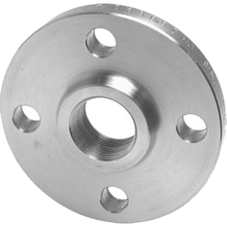 Bride plate taraudée 1" - PN16 - GN10/40 - En inox 316L-Lire la description