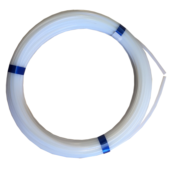 Tube pneumatique calibré en bobine - PTFE - 14x12 mm - Naturel - 25 m - P. max: 7 bar Tube pneumatique calibré en bobine - PTFE - 14x12 mm - Naturel - 25 m - P. max: 7 bar-Lire la description