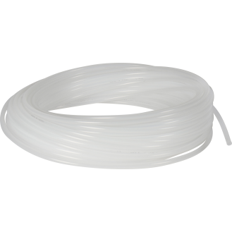 Tube pneumatique calibré en bobine - Polyéthylène - 12x10 mm - Naturel - 25 m - P. max: 5 bar-Lire la description