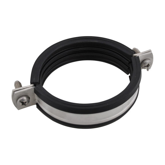 Collier BIFIX 1301 inox isolé M8  Ø 70 - 76-Lire la description
