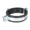 Collier lourd HD1501 galva isolé embase 1/2"  Ø 3" (86-92)