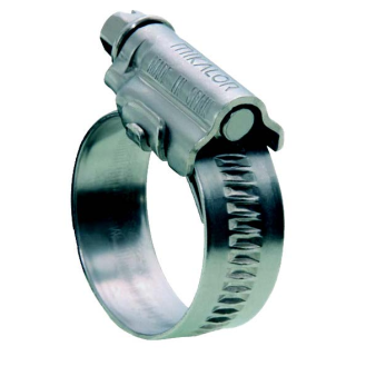 Collier de serrage en inox 304 selon DIN 3017 - Ø plage de 50-70 mm - largeur 12 mm-Lire la description