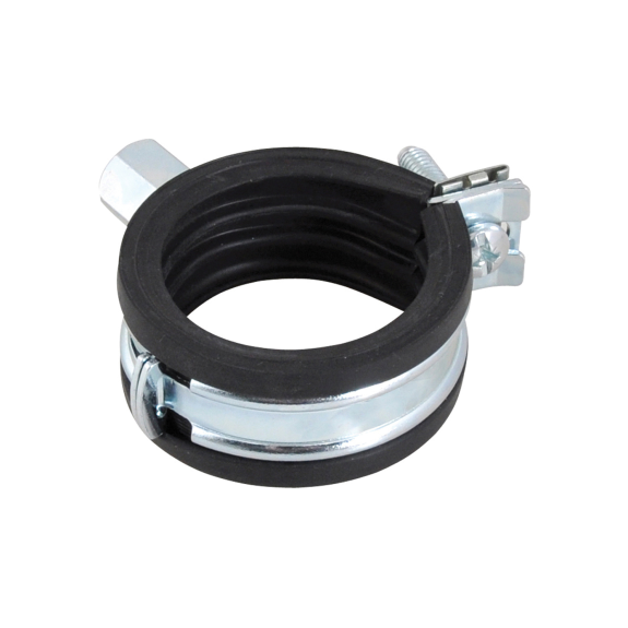 Collier de serrage BISMAT FLASH - Galva - M8 - Diamètre du tube (mm): 25-28 (3/4")-Lire la description