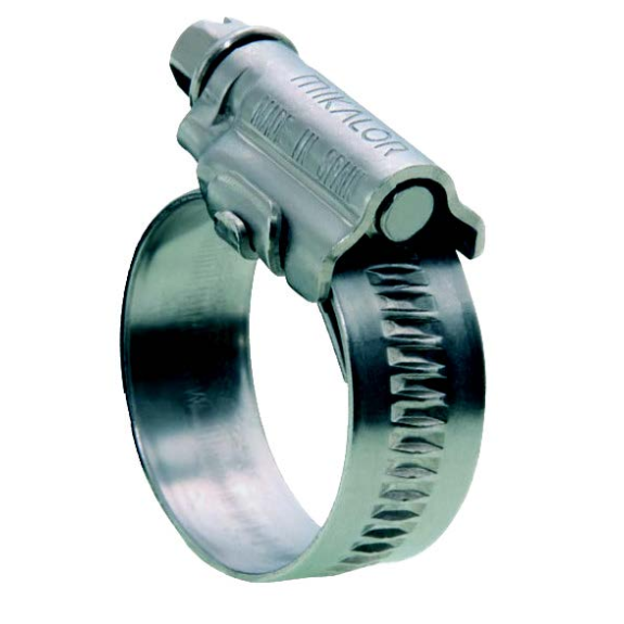 Collier de serrage en inox 304 selon DIN 3017 - Ø plage de 40-60 mm - largeur 12 mm Collier de serrage en inox 304 selon DIN 3017 - Ø plage de 40-60 mm - largeur 12 mm-Lire la description