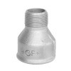 Raccord fileté/taraudé - Manchon réduit - Fonte Galva - 1" F x 3/4" M - Pmax: 20 bar
