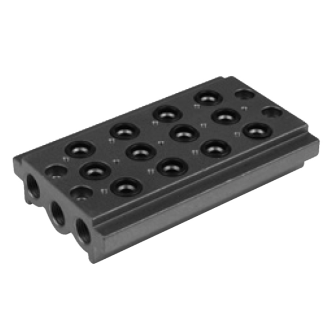 Kit embase 7 positions CVM 1/8 Taraudée G1/4" (1,3 et 5)-Lire la description
