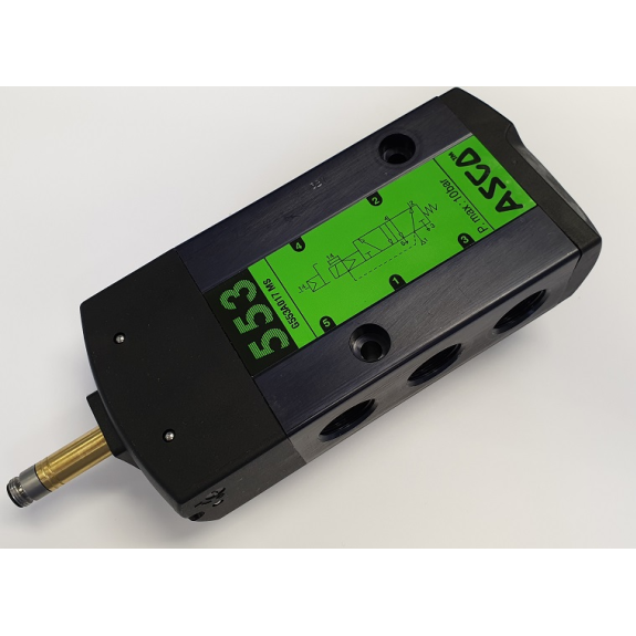 Distributeurs en ligne (Corps seul) - 5/2 Mono - G1/2" - Cde Electropneu. - Rap. Res. - Av. Joints-Lire la description