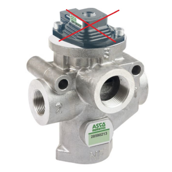 Distributeur à clapet 3/2 NF G1" pneumatique/électropneumatique-Lire la description