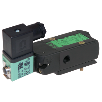 Distributeurs NAMUR - 3/2 NF ou 5/2 Monostable - G1/4" - Commande Electropneumatique - 48/50-60-Lire la description