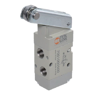 Distributeurs en ligne - 3/2 Mono NF - G1/8" - Cde Méca à galet bidir. - Rap. Res. - Av. Joints-Lire la description