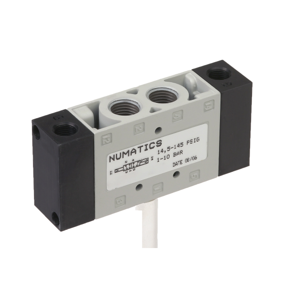 Distributeur en ligne sans joint - 5/2 Bistable - G1/4" - Pneumatique - Rappel Pneumatique-Lire la description