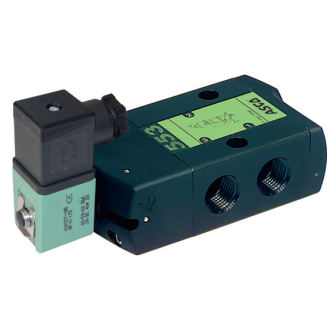 Distributeurs en ligne avec joint - 3/2 Monostable NF - G1/2" - Commande Electropneumatique - 115/50-Lire la description