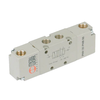 Distributeurs en ligne - 5/3 Bi COE - G1/8" - Cde pneu. - Rap. Res. centre - Av. Joints-Lire la description