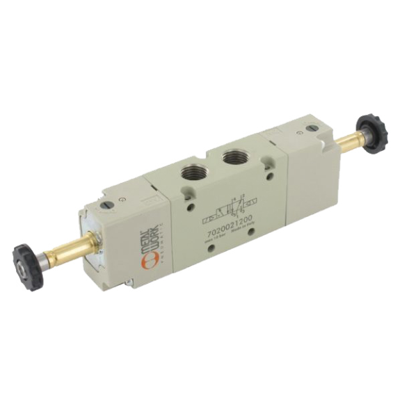 Distributeurs en ligne - 5/2 Bi - G1/2" - Cde Electropneu. - Rap. ElectroPneu. - Av. Joints-Lire la description